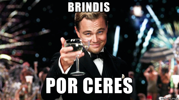 ¡Brindis por Ceres!